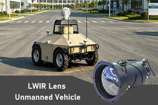Unbemanntes Fahrzeug mit LWIR-Linse