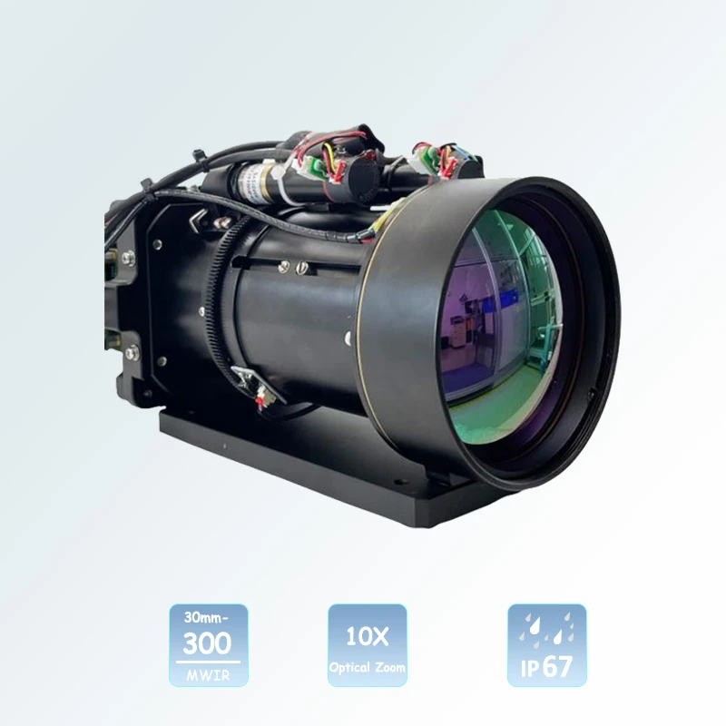 HD 1280&times;1024 Aufl&ouml;sung 30 mm ~ 300 mm Langwellen-Infrarot-MWIR-Linsen