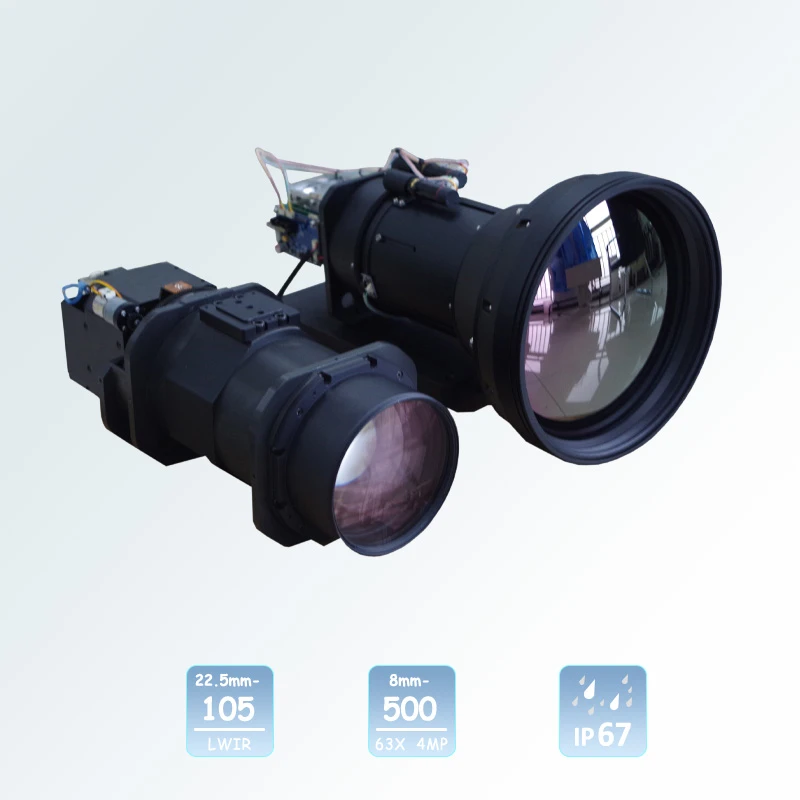 Dual-Sensor-Modul, 22,5&ndash;105&nbsp;mm, ungek&uuml;hlte Infrarotkamera