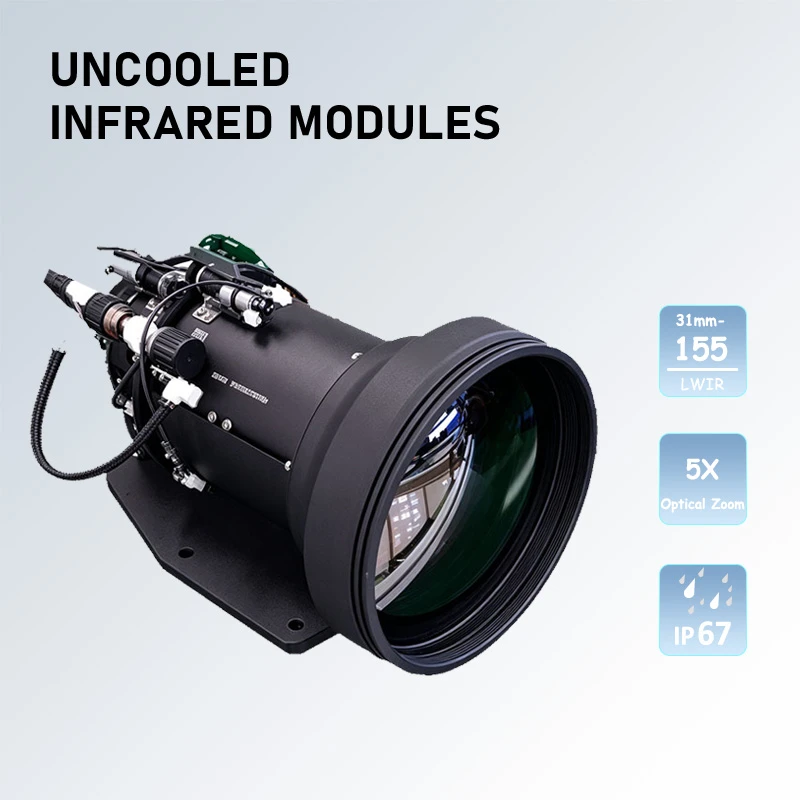HP-TC6516C 31&ndash;155&nbsp;mm kontinuierliche Zoom-LWIR-Module