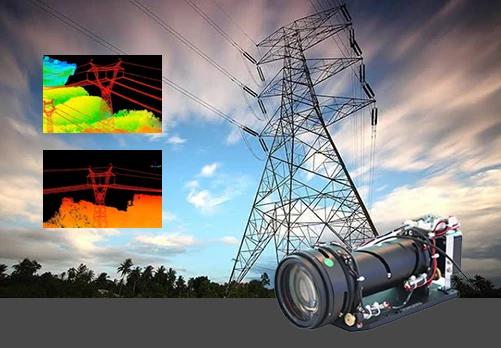LWIR-Module zur Stromleitungsinspektion